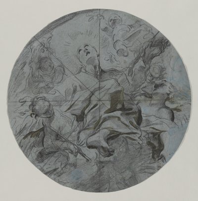 Apotheosis of a Saint (recto) by Giovanni Battista Benaschi
