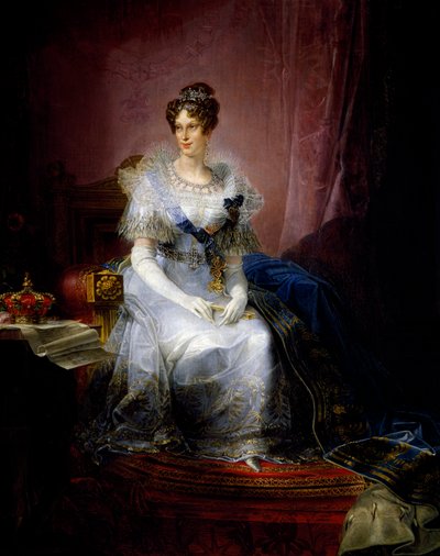 Portrait of Marie Louise, Duchess of Parma by Giovanni Battista Borghesi