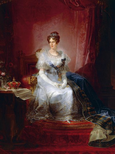 Portrait of Marie Louise, Duchess of Parma by Giovanni Battista Borghesi