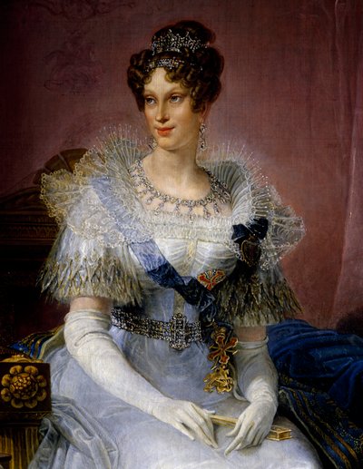 Portrait of Marie Louise, Duchess of Parma by Giovanni Battista Borghesi
