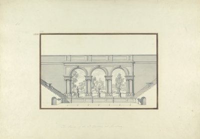 Reconstruction of the Second Theatre at Laodicea, c.1750 by Giovanni Battista Borra