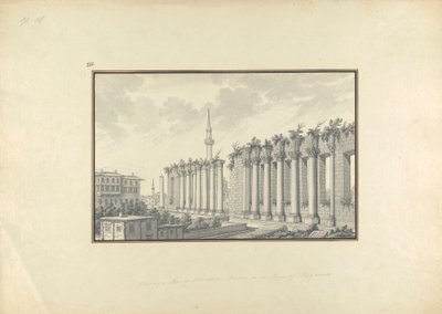 View of Ruins of the Asclepium at Pergamon by Giovanni Battista Borra