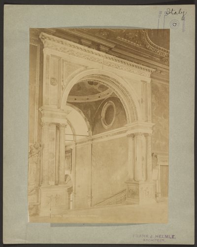 Venice - Porta in the Scuola S. Rocco - Vestibule by Giovanni Battista Brusa