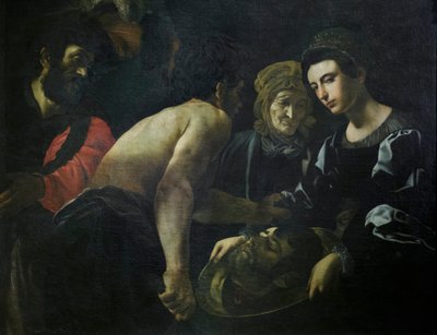 Salome with the Head of John the Baptist by Giovanni Battista Caracciolo