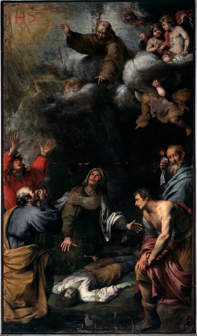 Miracle of St Bernardino of Siena by Giovanni Battista Carlone