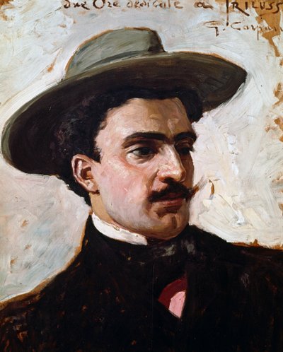 Portrait of Trilussa by Giovanni Battista Carpanetto