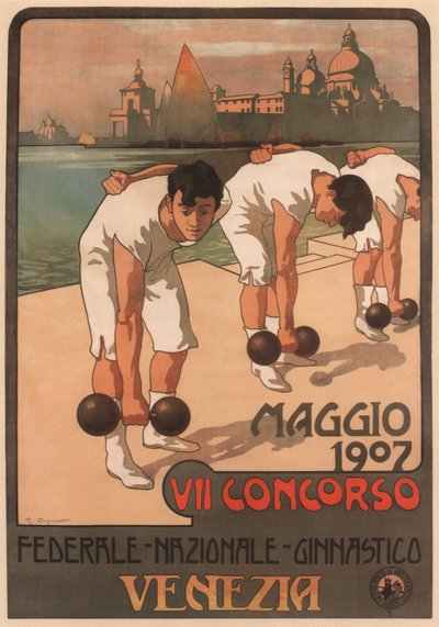 VII Federal Gymnastics Competition, 1907 by Giovanni Battista Carpanetto