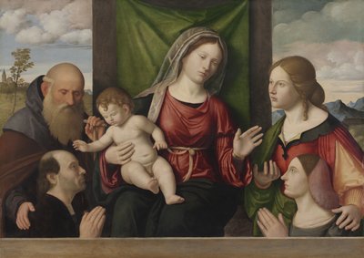 Virgin and Child with Saints and Donors by Giovanni Battista Cima da Conegliano