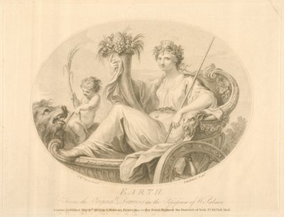 Earth, engraved by Francescco Bartolozzi (1727-1815) published London, 1803 by Giovanni Battista Cipriani
