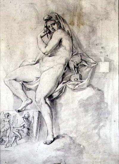 Female Personification of Sculpture by Giovanni Battista Cipriani