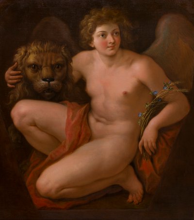 The Second of a Pair of allegorical paintings: Peace and Plenty by Giovanni Battista Cipriani