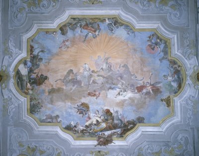 Four Corners of the World, Ceiling of the Ballroom by Giovanni Battista Crosato