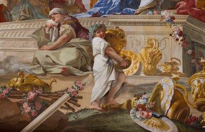 The Sacrifice of Iphigenia (detail) by Giovanni Battista Crosato