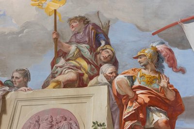 The Sacrifice of Iphigenia (detail) by Giovanni Battista Crosato