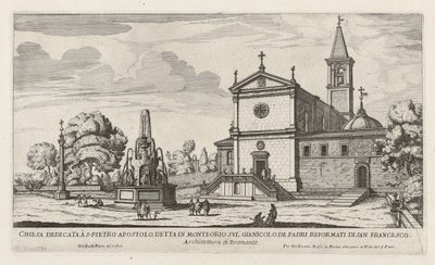 Church of San Pietro in Montorio by Giovanni Battista Falda