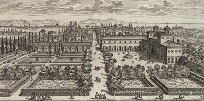 View of the Villa Medici, after 1677 by Giovanni Battista Falda