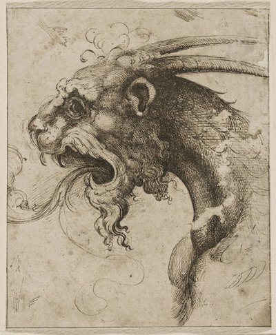Head of a Chimera by Giovanni Battista Franco