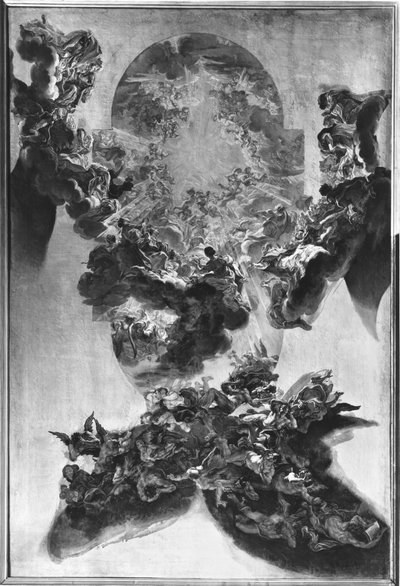 Triumph in the Name of Jesus by Giovanni Battista Gaulli