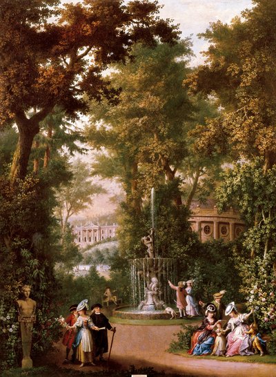 Garden Scenes by Giovanni Battista Innocenzo Colombo