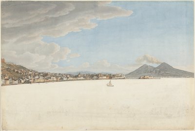 The Bay of Naples with Mounts Vesuvius and Somma by Giovanni Battista Lusieri