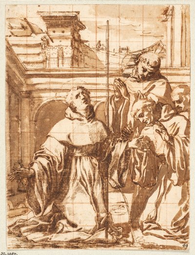 A Scene from the Life of St Nicholas of Tolentino by Giovanni Battista Mercati