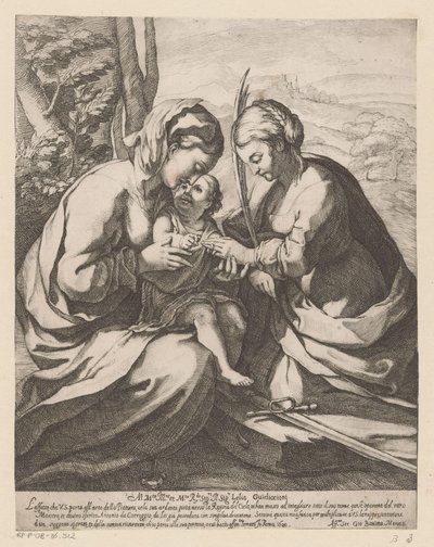 The Mystic Marriage of Saint Catherine by Giovanni Battista Mercati