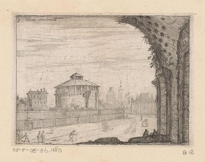 Ruins of the Baths of Diocletian in Rome Terma Diocletiane (title on object) Views of Rome (series title) Alcune Vedute et Prospettive di Luoghi Dishabitati di Roma (series title) by Giovanni Battista Mercati