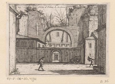 Ruins in Rome (Views of Rome series, Alcune vedute et prospettive di luoghi dishabitati di Roma series) by Giovanni Battista Mercati