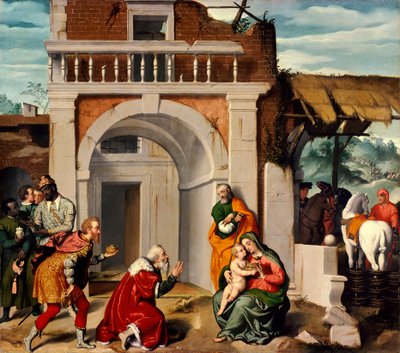 Adoration of the Magi by Giovanni Battista Moroni