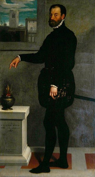 Portrait of Count Secco Suardo by Giovanni Battista Moroni