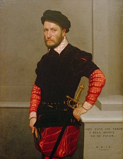 Portrait of Don Gabriel de la Cueva, The Duke of Albuquerque (1525-71) by Giovanni Battista Moroni