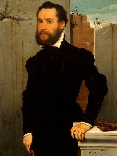 Portrait of Gentleman by Giovanni Battista Moroni