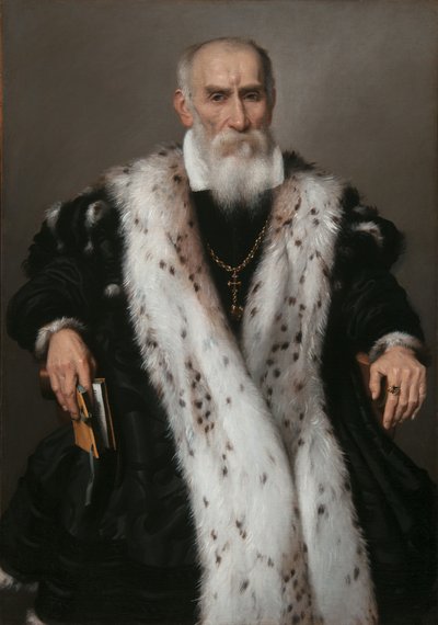 Portrait of Gian Girolamo Albani 1504-1591 by Giovanni Battista Moroni
