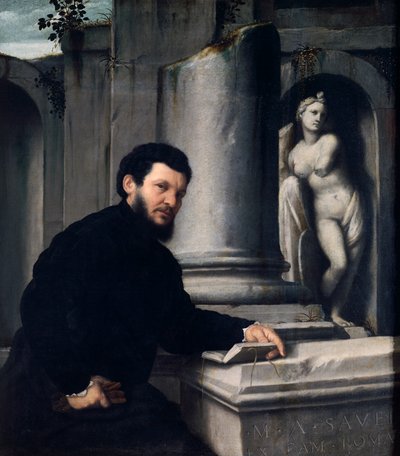Portrait of Marco Antonio Savelli by Giovanni Battista Moroni