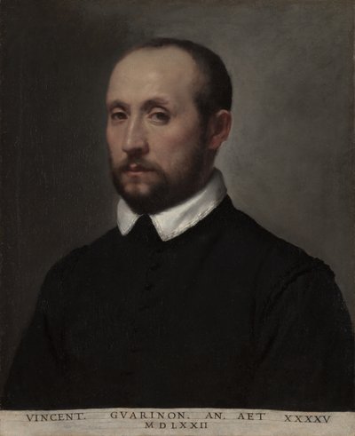 Portrait of Vincenzo Guarignoni by Giovanni Battista Moroni