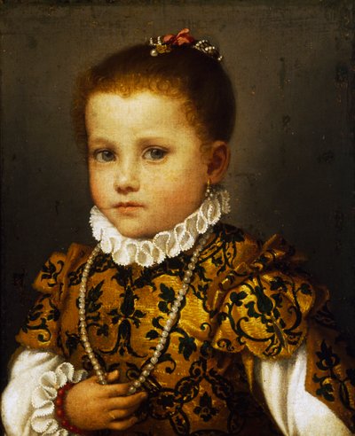Portrait of a Little Girl from the House Redetti by Giovanni Battista Moroni