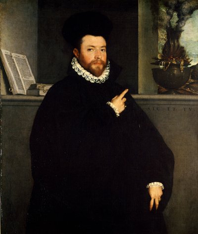 Portrait of healthy man by Giovanni Battista Moroni