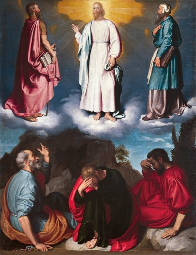 Transfiguration by Giovanni Battista Moroni
