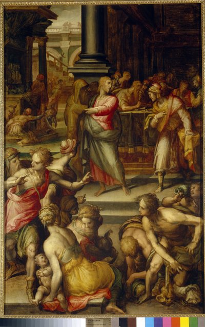 The Calling Of Saint Matthew by Giovanni Battista Naldini