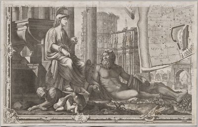 Nuova pianta di Roma by Giambattista Nolli, 1748, known as La Pianta Grande di Roma by Giovanni Battista Nolli