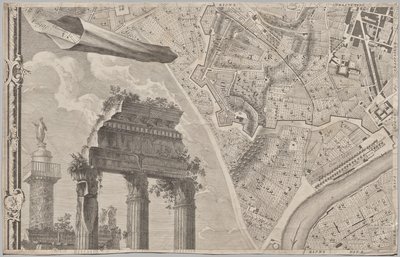 Nuova pianta di Roma by Giambattista Nolli, 1748, known as La Pianta Grande di Roma by Giovanni Battista Nolli
