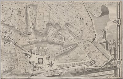 Nuova pianta di Roma by Giambattista Nolli, 1748, known as La Pianta Grande di Roma by Giovanni Battista Nolli