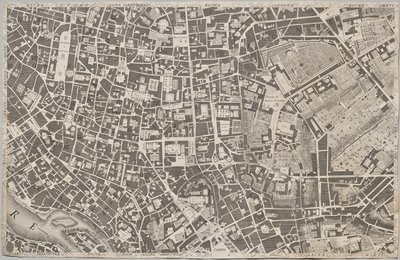 Nuova pianta di Roma by Giambattista Nolli, 1748, known as La Pianta Grande di Roma by Giovanni Battista Nolli