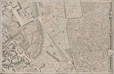 Nuova pianta di Roma by Giambattista Nolli, 1748, known as La Pianta Grande di Roma by Giovanni Battista Nolli