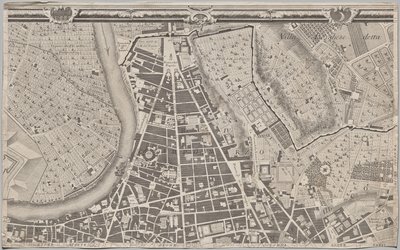 Nuova pianta di Roma by Giambattista Nolli, 1748, known as La Pianta Grande di Roma by Giovanni Battista Nolli
