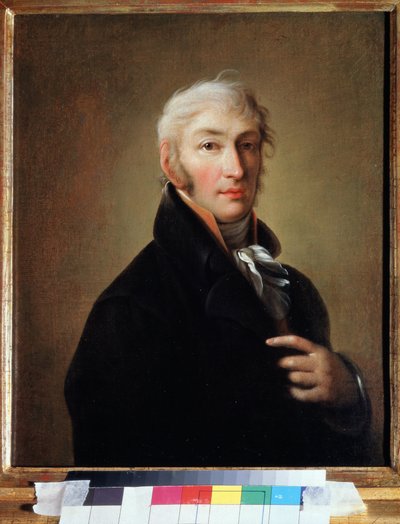 Portrait of the Russian Writer and Historian Nikolai Karamzin by Giovanni Battista Ortolani Damon