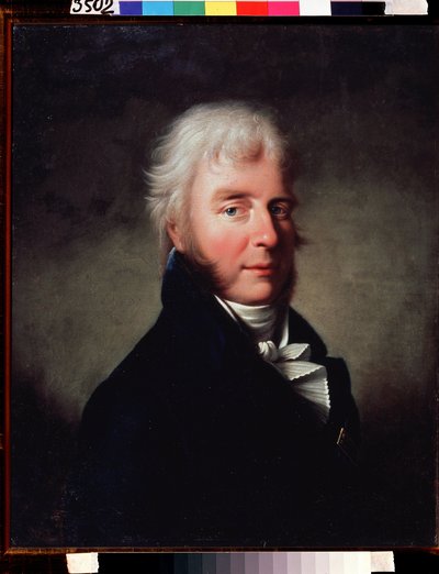 Portrait of the Prince Sergei F. Golintsyn by Giovanni Battista Ortolani Damon
