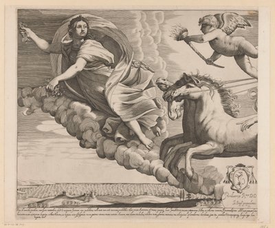 Apollo and Aurora (left part) by Giovanni Battista Pasqualini