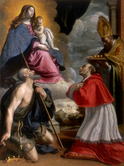 Madonna with Child and Saints by Giovanni Battista Pesari