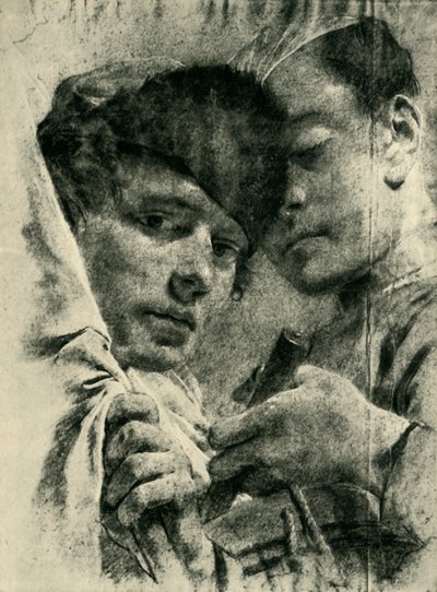 Drummer and Flag-Bearer, Early-Mid 18th Century, 1943 by Giovanni Battista Piazzetta
